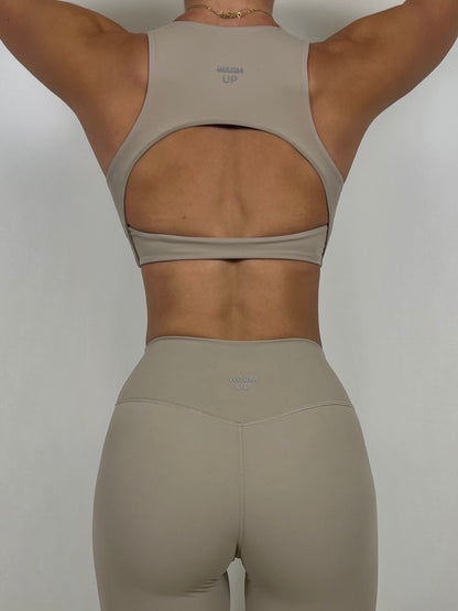 Light taupe Powerback Bra