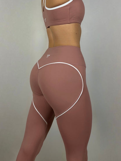 Valentines Pink Heart Leggings