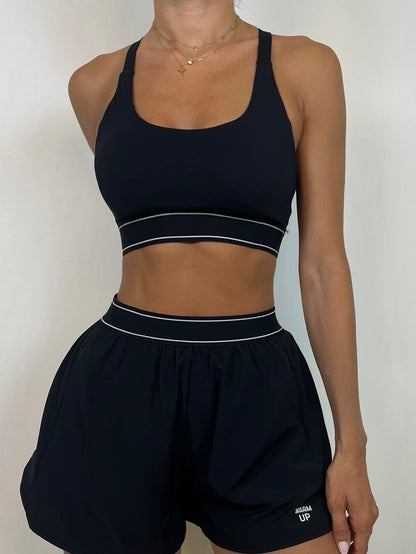 Black Flow Bra