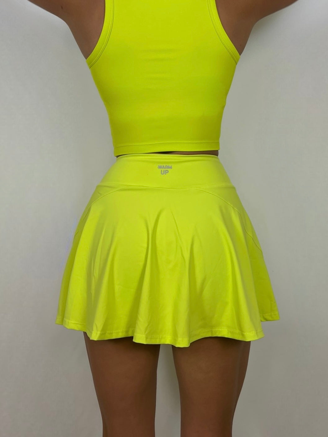 Lime Yellow Flow Skirt
