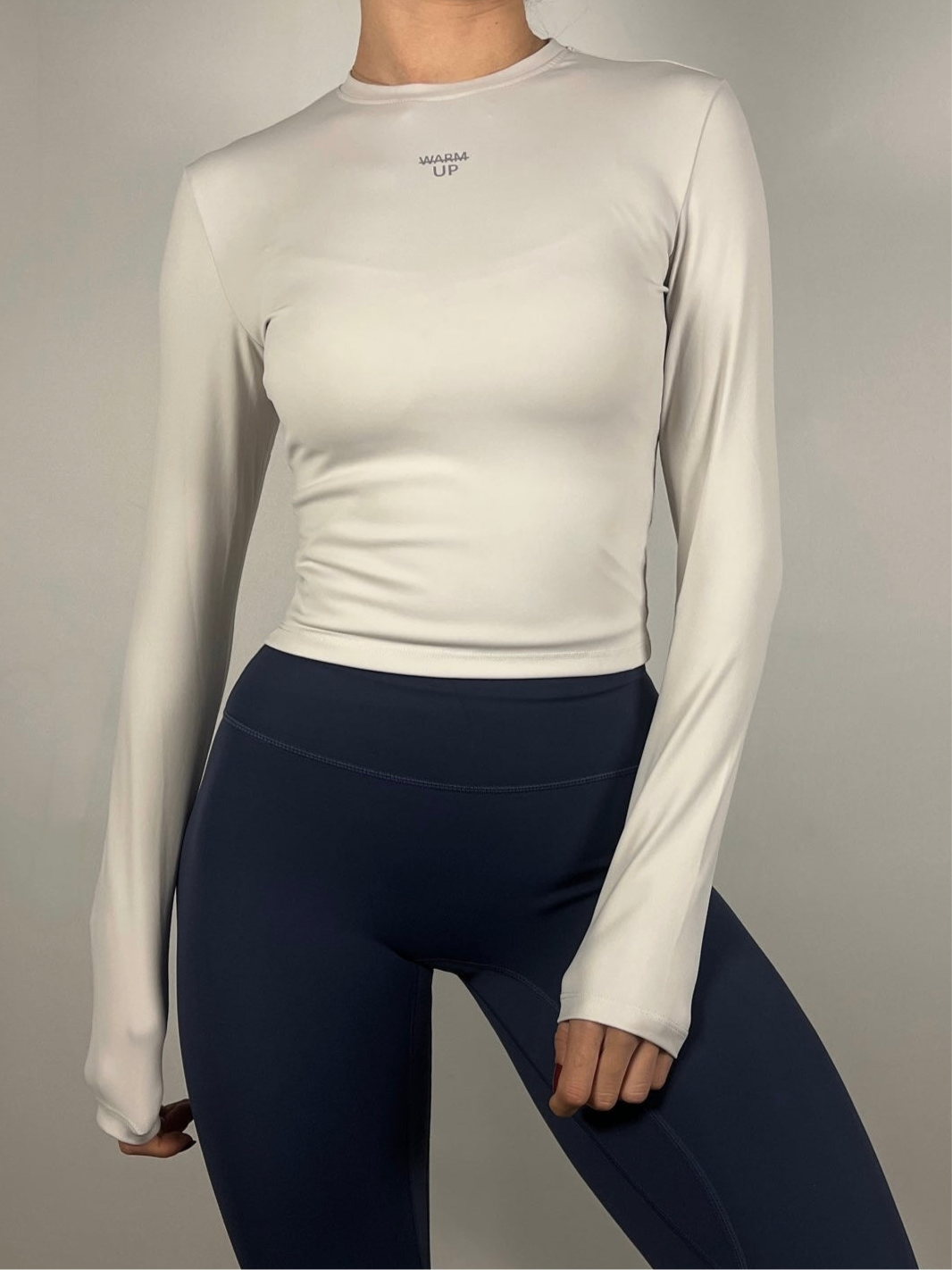 Cream white Long sleeve Timeless top