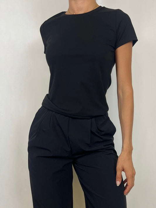 Black relaxed Tshirt