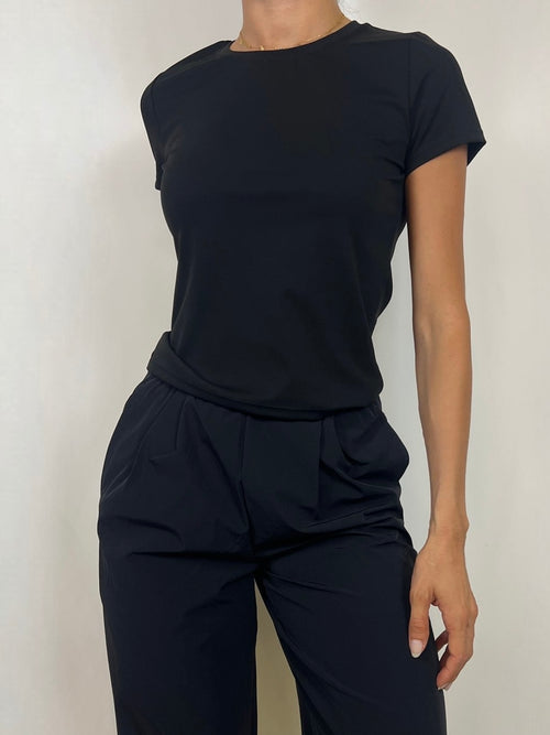 Black relaxed Tshirt