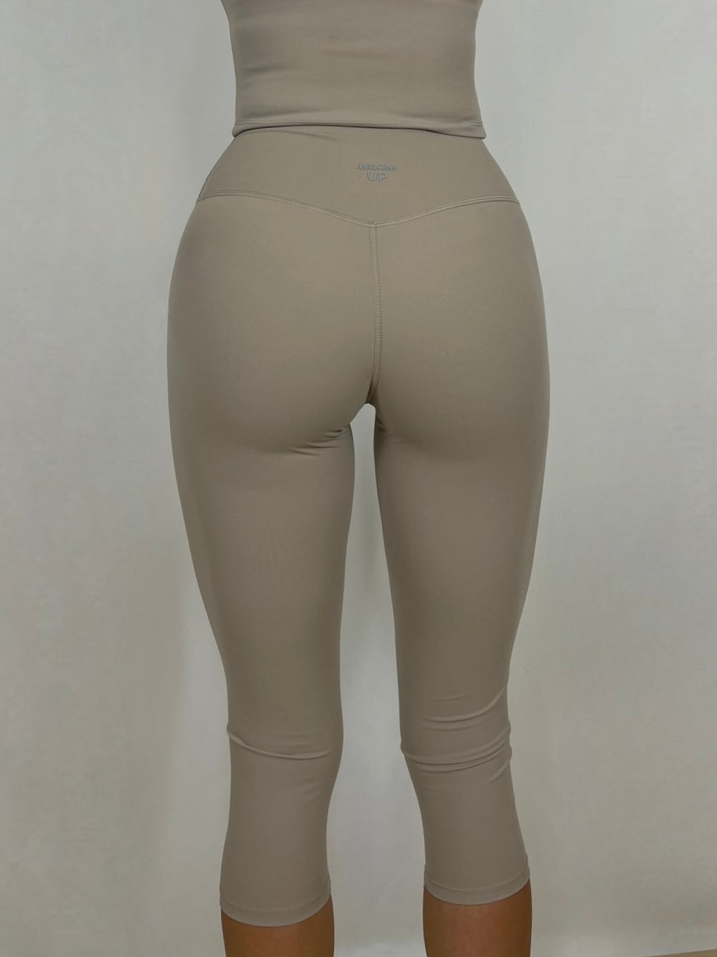 Light Taupe Capri Leggings