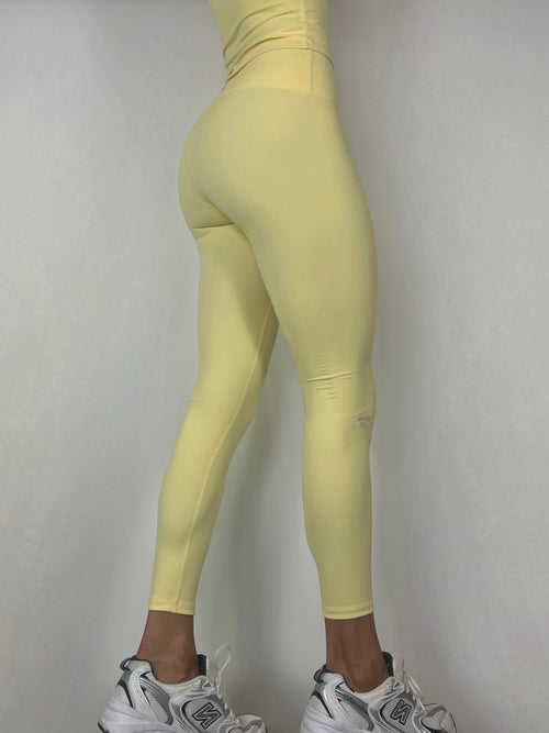 Pastel Yellow Activelux Leggings