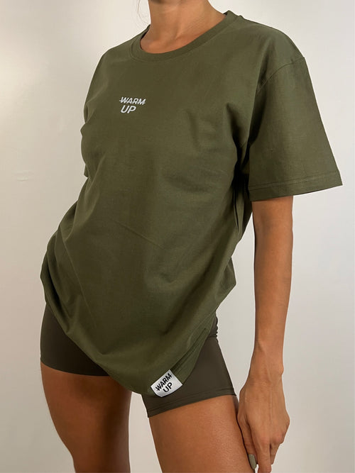 Essential Army Green Oversized T-shirt