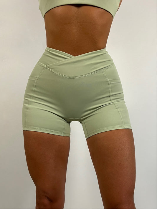 Matcha green Active Shorts