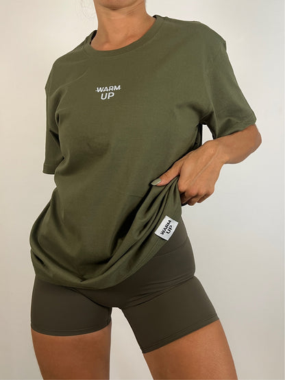 Essential Army Green Oversized T-shirt